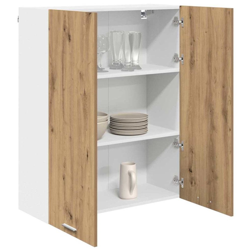 Produktbild för Hängande skåp Artisan Ek 80 x 31 x 100 cm Konstruerat trä
