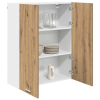 Produktbild för Hängande skåp Artisan Ek 80 x 31 x 100 cm Konstruerat trä