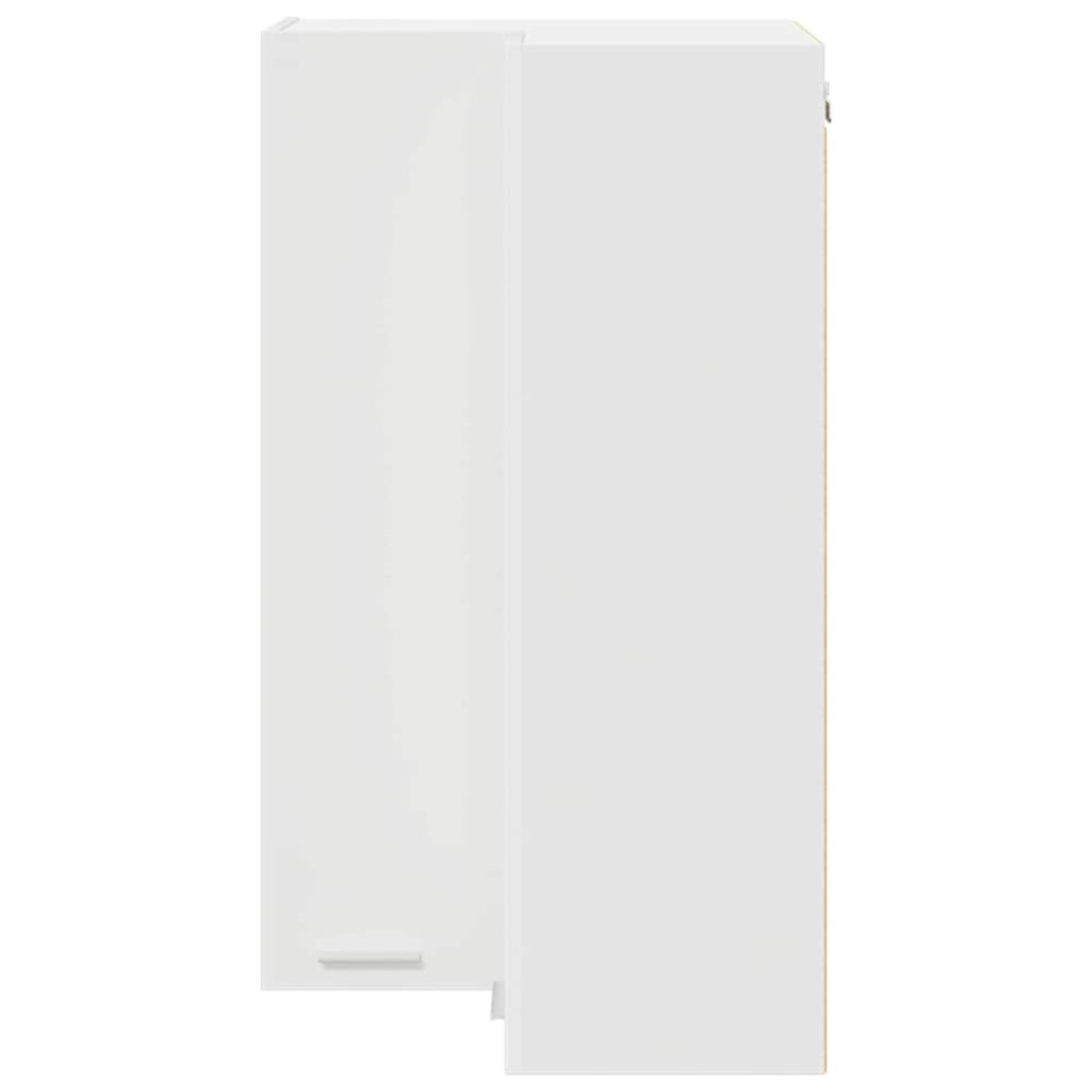 Produktbild för Hängande skåp med lagring Vit 57 x 57 x 100 cm Konstruerat trä