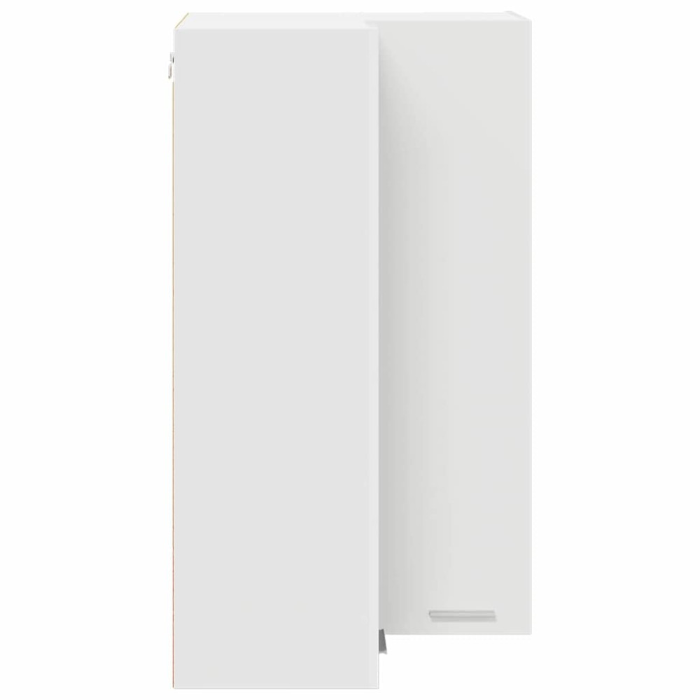 Produktbild för Hängande skåp med lagring Vit 57 x 57 x 100 cm Konstruerat trä