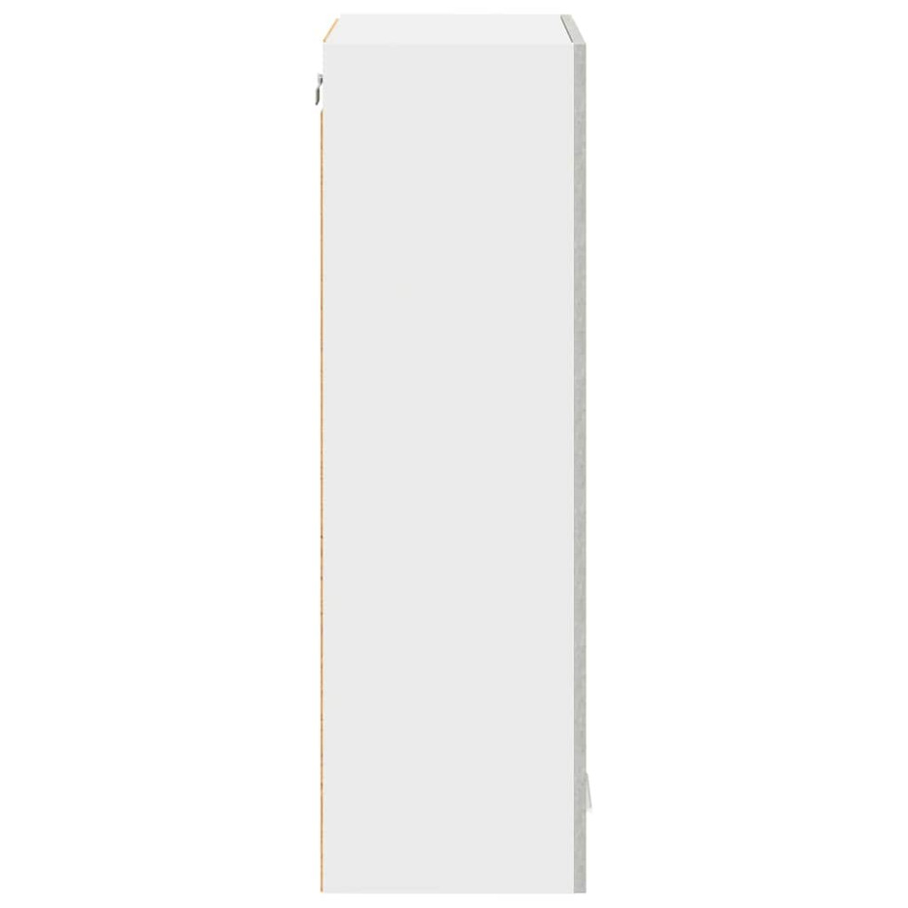 Produktbild för Hängande skåp Betonggrå 60 x 31 x 100 cm Konstruerat trä