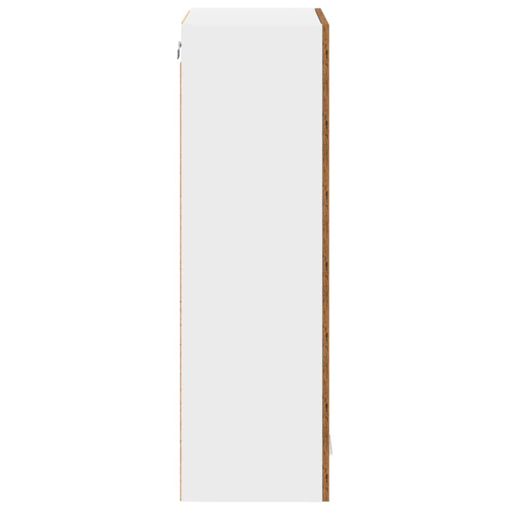 Produktbild för Hängande skåp Gammalt trä 60 x 31 x 100 cm Konstruerat trä