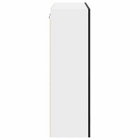 Produktbild för Hängande skåp Svart Ek 80 x 31 x 100 cm Konstruerat trä