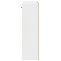 Produktbild för Hängande skåp Sonoma-ek 80 x 31 x 100 cm Konstruerat trä
