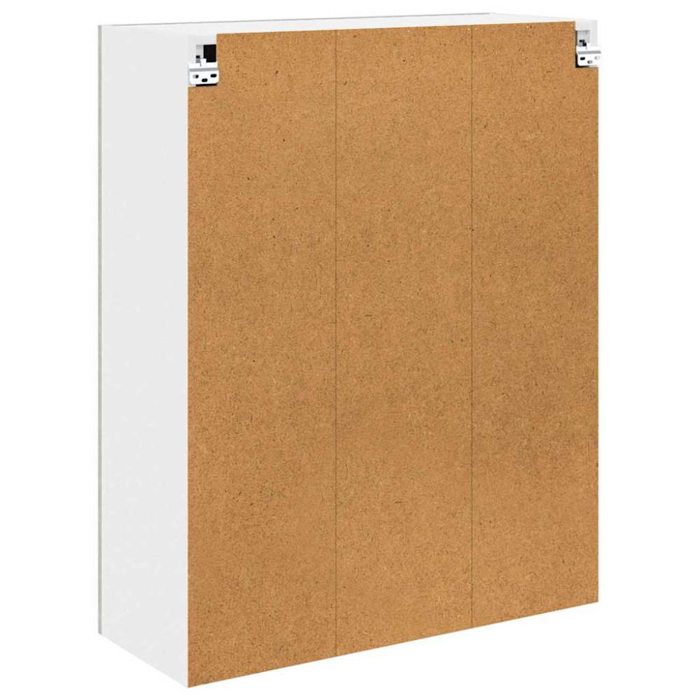 Produktbild för Hängande skåp Betonggrå 80 x 31 x 100 cm Konstruerat trä