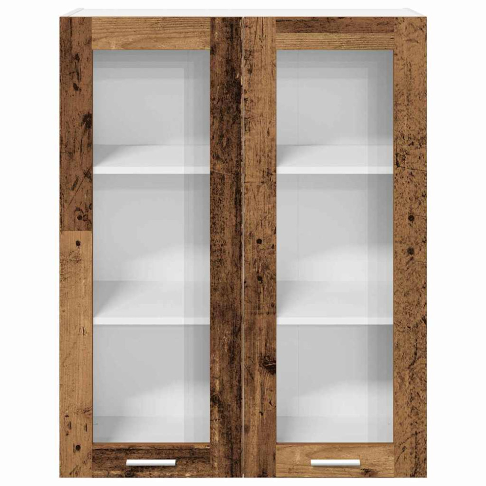 Produktbild för Hängande skåp Gammalt trä 80 x 31 x 100 cm Konstruerat trä