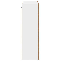 Produktbild för Hängande skåp Gammalt trä 80 x 31 x 100 cm Konstruerat trä