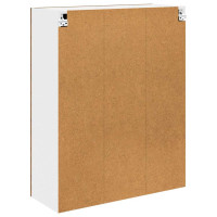 Produktbild för Hängande skåp Gammalt trä 80 x 31 x 100 cm Konstruerat trä