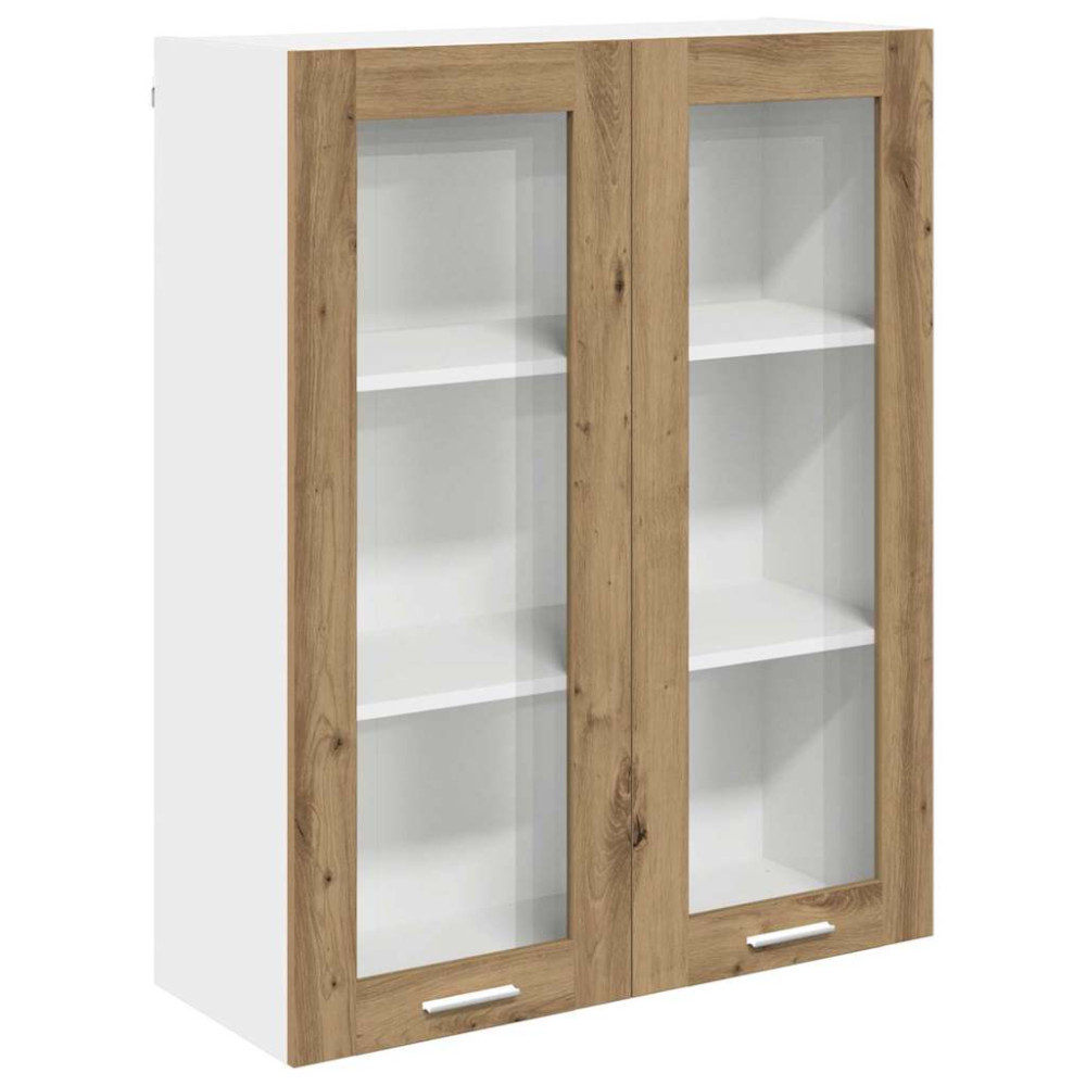 Produktbild för Hängande skåp Artisan Ek 80 x 31 x 100 cm Konstruerat trä
