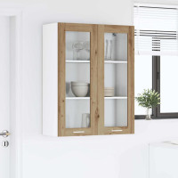 Produktbild för Hängande skåp Artisan Ek 80 x 31 x 100 cm Konstruerat trä