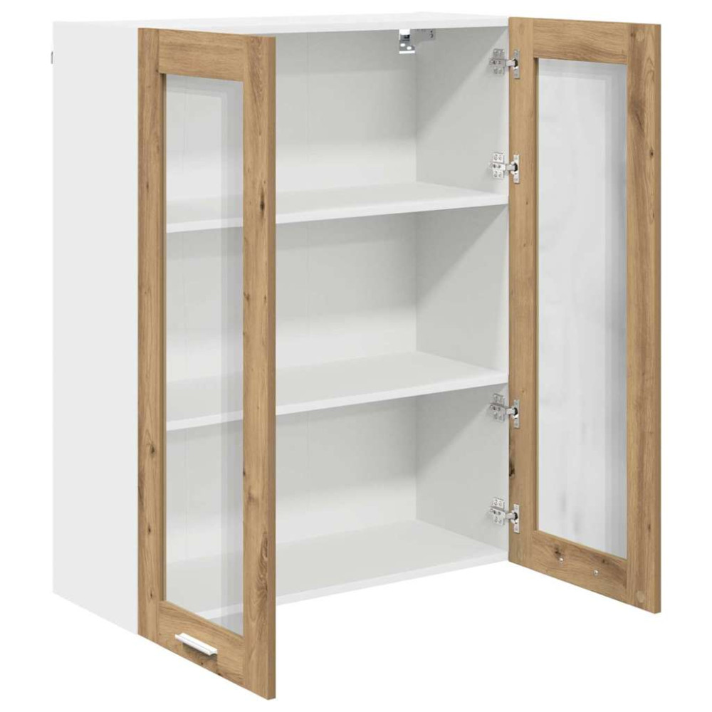 Produktbild för Hängande skåp Artisan Ek 80 x 31 x 100 cm Konstruerat trä