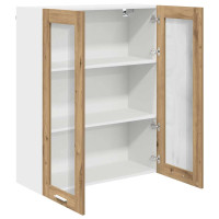 Produktbild för Hängande skåp Artisan Ek 80 x 31 x 100 cm Konstruerat trä