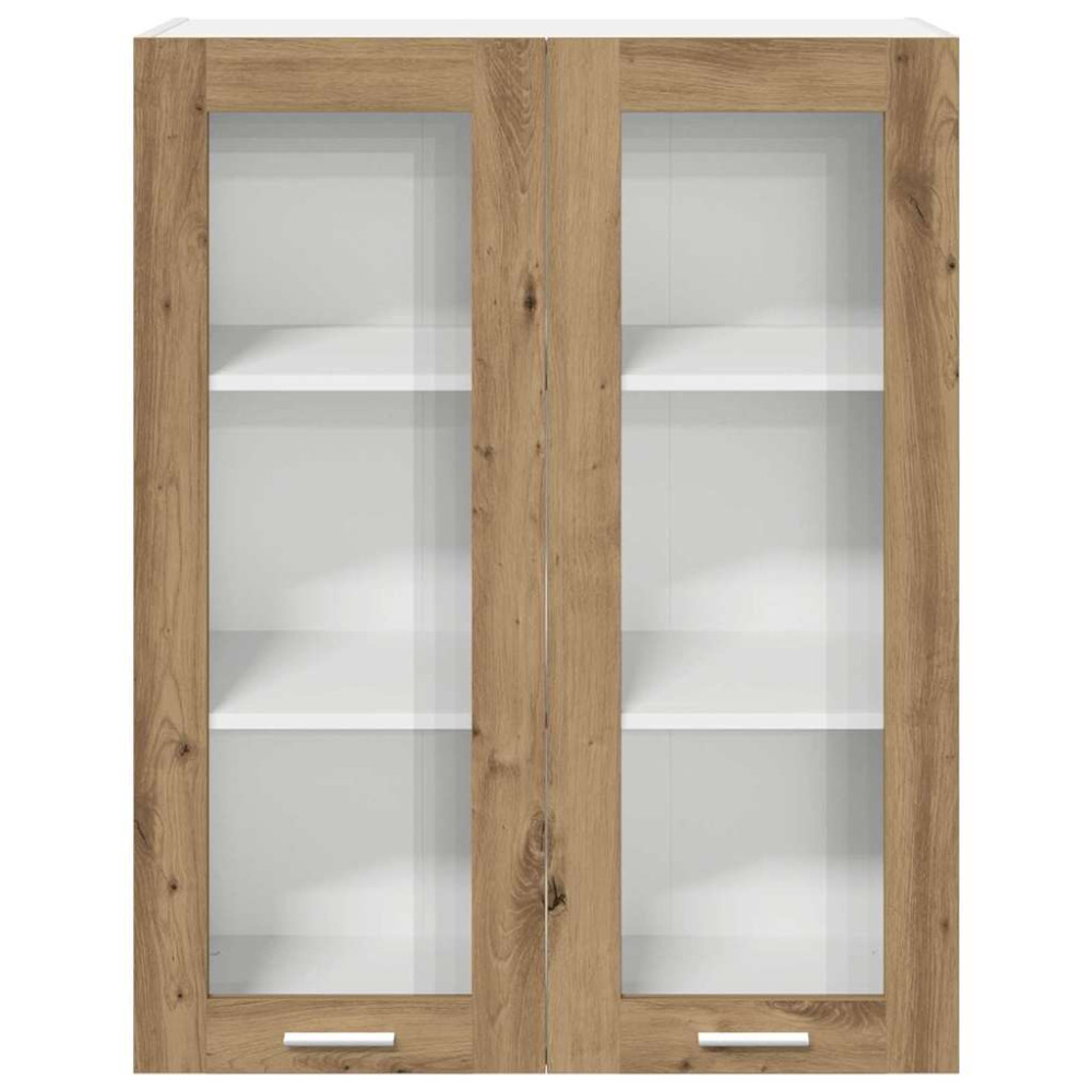 Produktbild för Hängande skåp Artisan Ek 80 x 31 x 100 cm Konstruerat trä