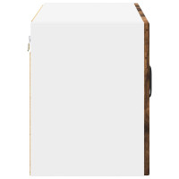 Produktbild för Väggglasförråd LUCCA 2 pcs Rökt ek 60 x 31 x 40 cm