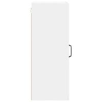 Produktbild för Väggglasförråd LUCCA 2 pcs Vit högglans 40 x 31 x 80 cm