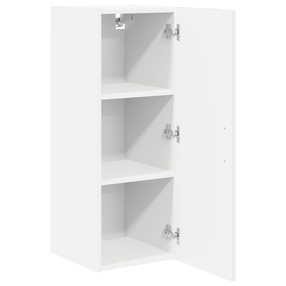 Produktbild för Väggskåp LUCCA 2 pcs Vit 30 x 31 x 80 cm Konstruerat trä