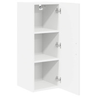 Produktbild för Väggskåp LUCCA 2 pcs Vit 30 x 31 x 80 cm Konstruerat trä