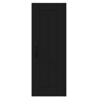 Produktbild för Väggskåp LUCCA 2 pcs Svart 30 x 31 x 80 cm Konstruerat trä