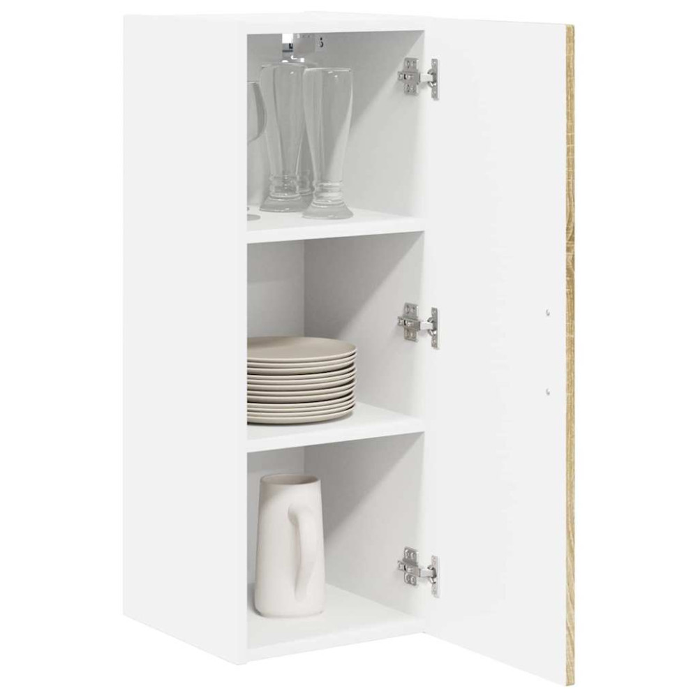 Produktbild för Väggskåp LUCCA 2 pcs Sonoma-ek 30 x 31 x 80 cm Konstruerat trä