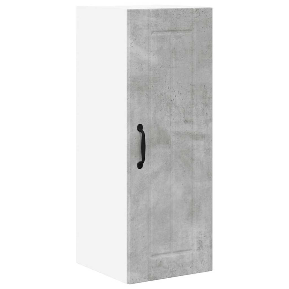 Produktbild för Väggskåp LUCCA Betonggrå 30 x 31 x 80 cm Konstruerat trä