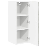 Produktbild för Väggskåp LUCCA 2 pcs Betonggrå 30 x 31 x 80 cm Konstruerat trä