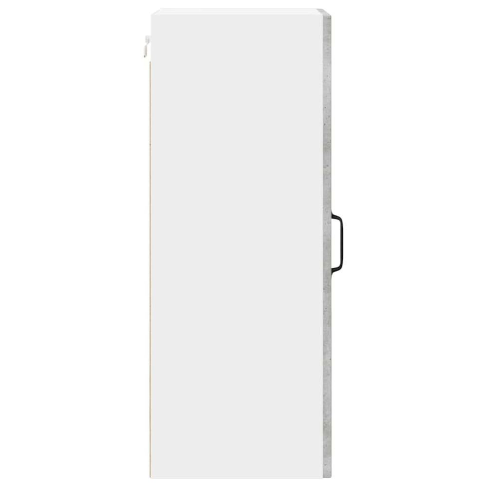 Produktbild för Väggskåp LUCCA 2 pcs Betonggrå 30 x 31 x 80 cm Konstruerat trä