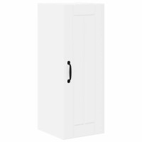 Produktbild för Väggskåp LUCCA Vit högglans 30 x 31 x 80 cm Konstruerat trä