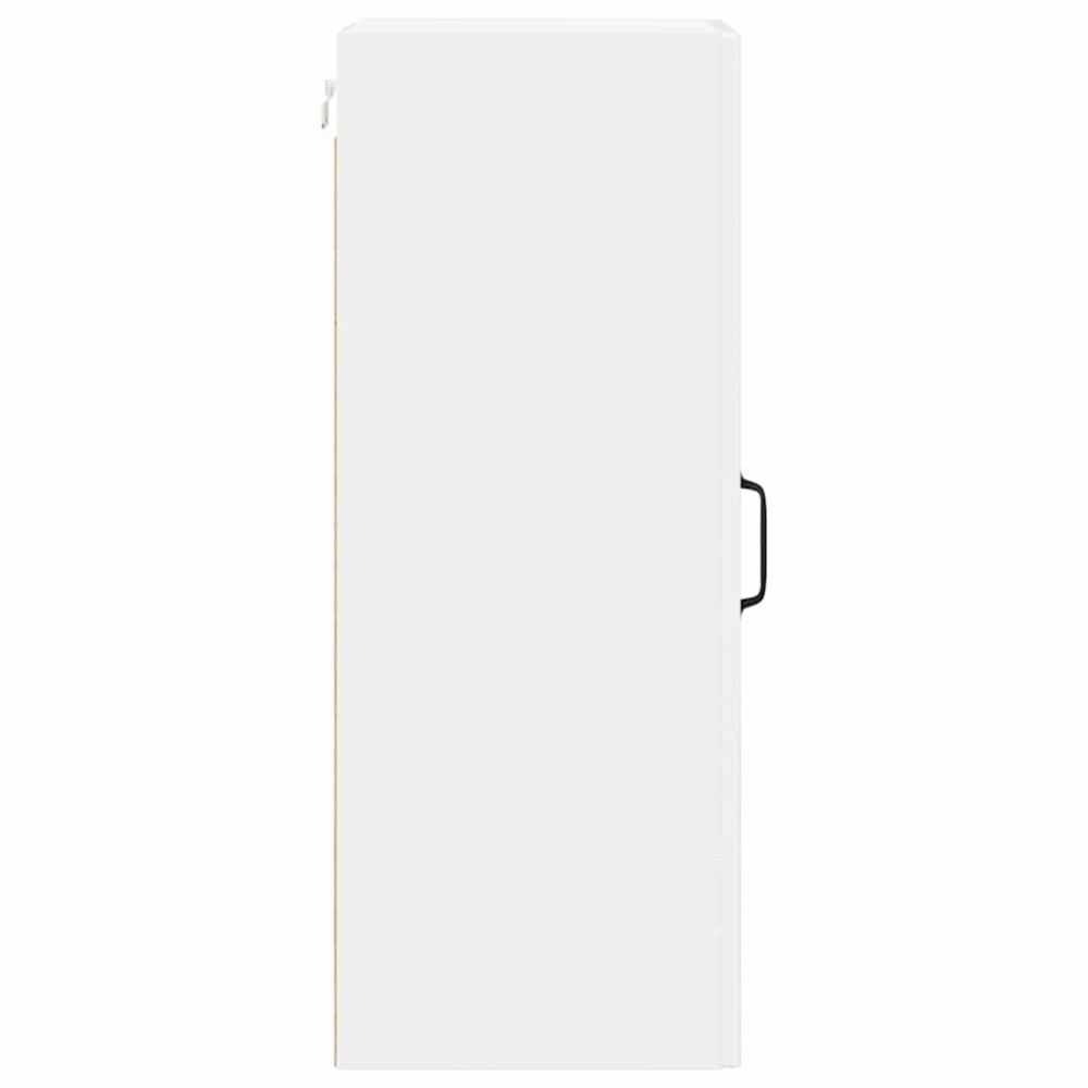 Produktbild för Väggskåp LUCCA Vit högglans 30 x 31 x 80 cm Konstruerat trä