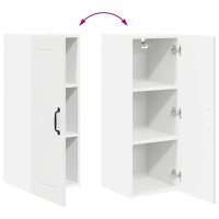 Produktbild för Väggskåp LUCCA 2 pcs Vit högglans 30 x 31 x 80 cm