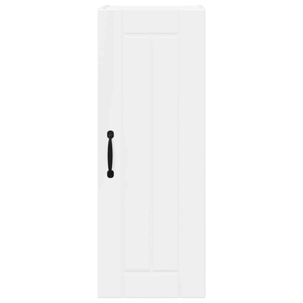 Produktbild för Väggskåp LUCCA 2 pcs Vit högglans 30 x 31 x 80 cm