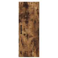 Produktbild för Väggskåp LUCCA 2 pcs Rökt ek 30 x 31 x 80 cm Konstruerat trä