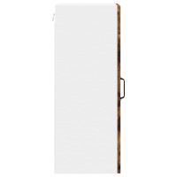 Produktbild för Väggskåp LUCCA 2 pcs Rökt ek 30 x 31 x 80 cm Konstruerat trä