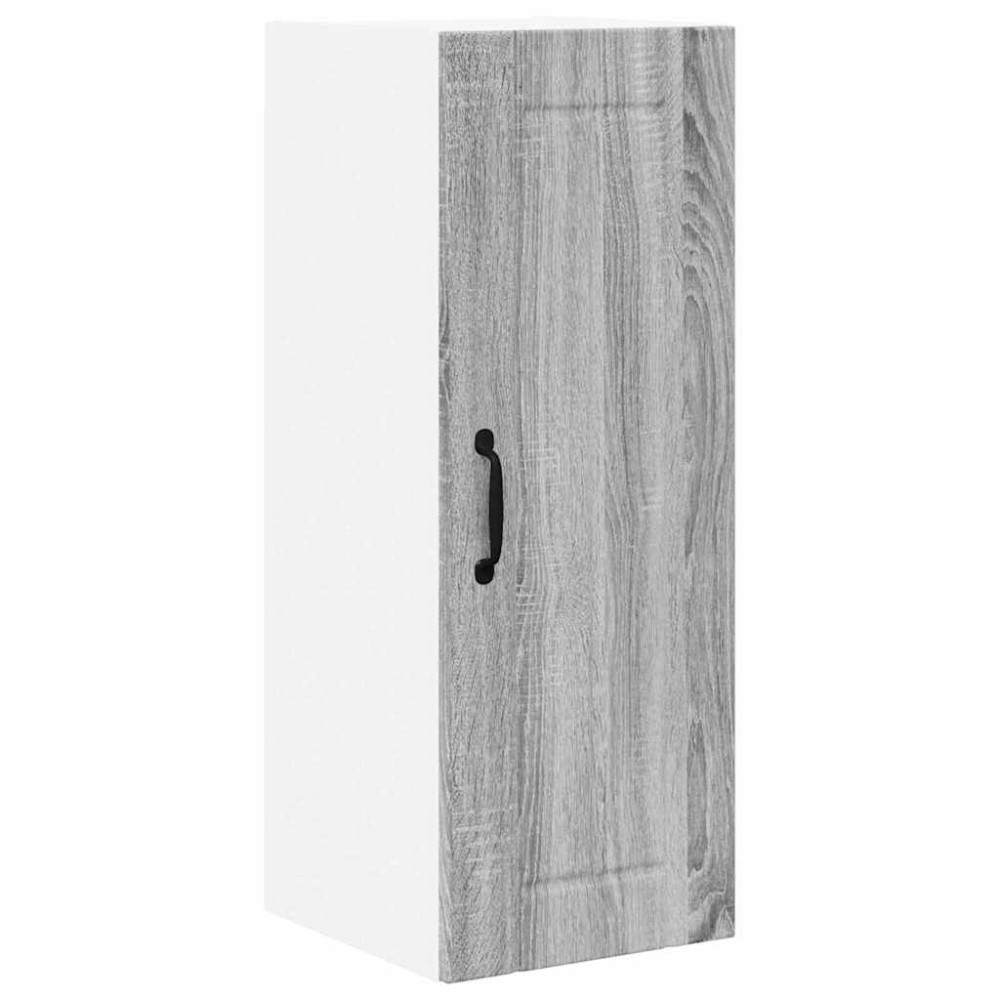 Produktbild för Väggskåp LUCCA Grå sonoma-ek 30 x 31 x 80 cm Konstruerat trä