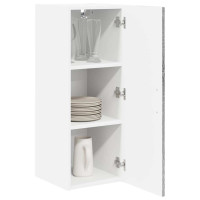 Produktbild för Väggskåp LUCCA Grå sonoma-ek 30 x 31 x 80 cm Konstruerat trä