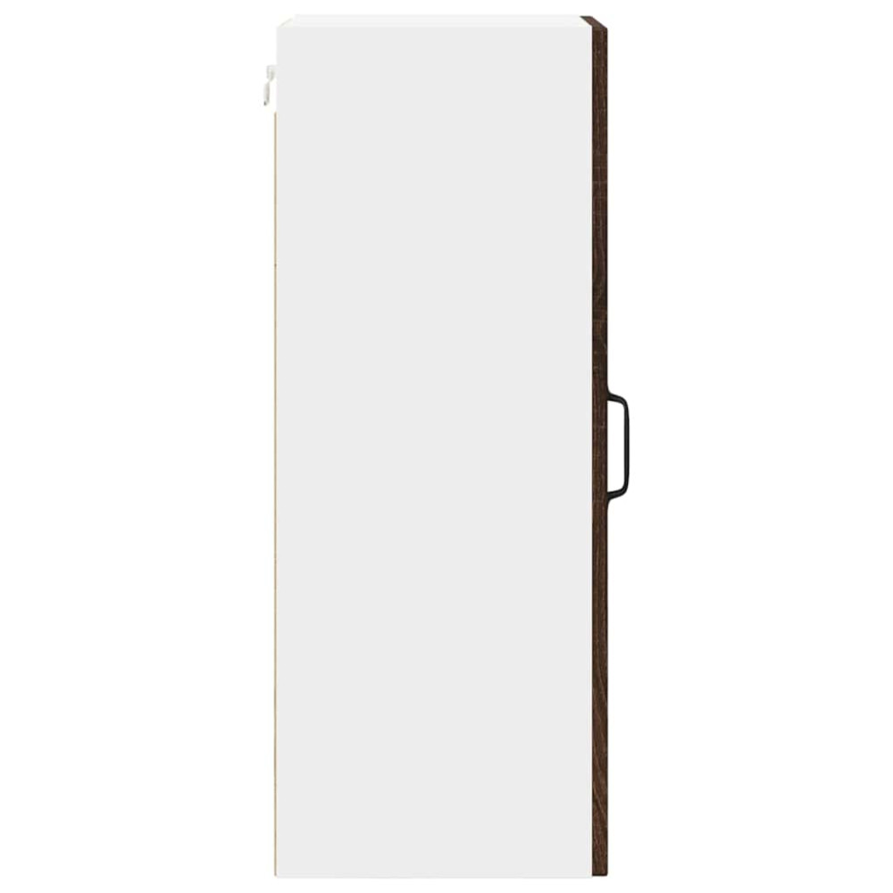 Produktbild för Väggskåp LUCCA 2 pcs Brun ek 30 x 31 x 80 cm Konstruerat trä