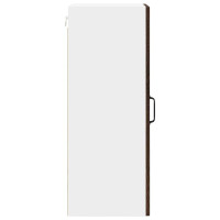 Produktbild för Väggskåp LUCCA 2 pcs Brun ek 30 x 31 x 80 cm Konstruerat trä