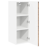 Produktbild för Väggskåp LUCCA 2 pcs Gammalt trä 30 x 31 x 80 cm