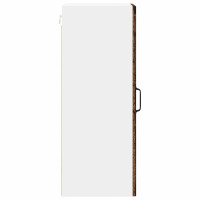 Produktbild för Väggskåp LUCCA 2 pcs Gammalt trä 30 x 31 x 80 cm