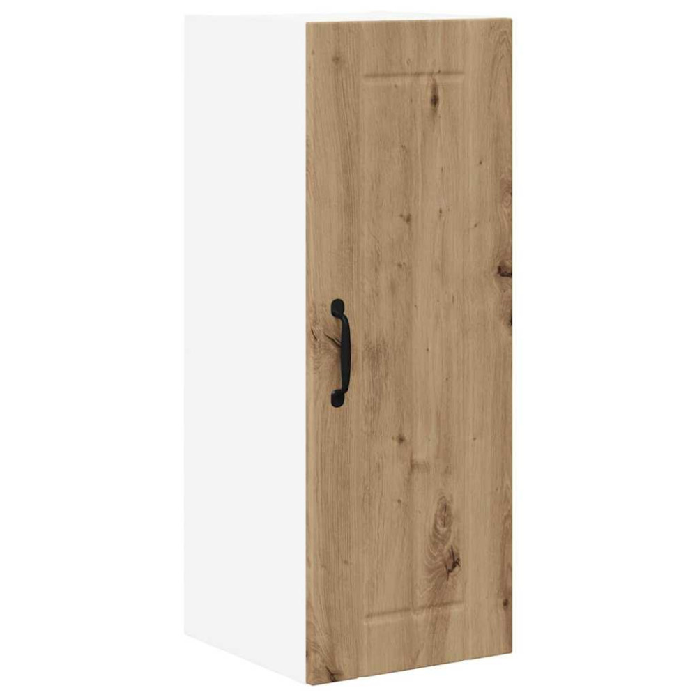 Produktbild för Väggskåp LUCCA 2 pcs Artisan-ek 30 x 31 x 80 cm Konstruerat trä