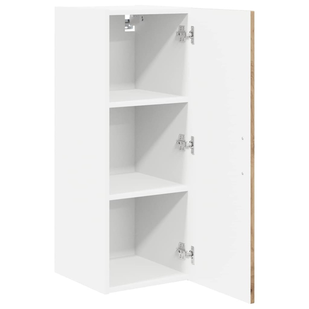 Produktbild för Väggskåp LUCCA 2 pcs Artisan-ek 30 x 31 x 80 cm Konstruerat trä