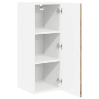 Produktbild för Väggskåp LUCCA 2 pcs Artisan-ek 30 x 31 x 80 cm Konstruerat trä