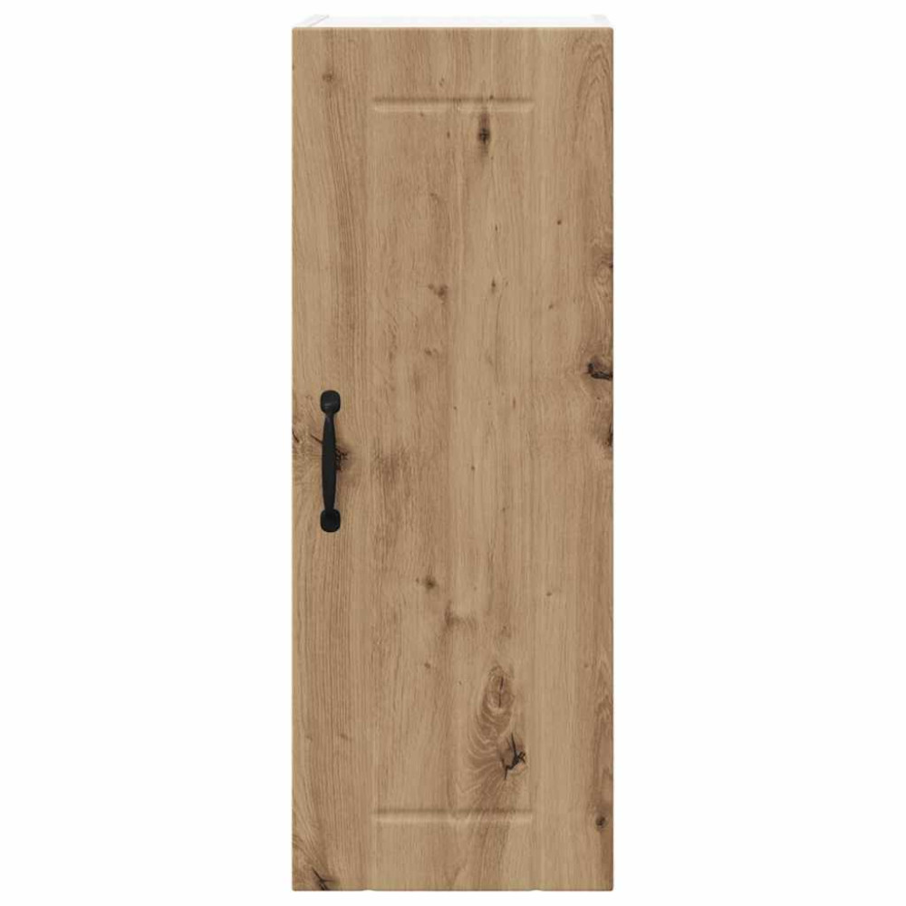 Produktbild för Väggskåp LUCCA 2 pcs Artisan-ek 30 x 31 x 80 cm Konstruerat trä