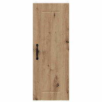 Produktbild för Väggskåp LUCCA 2 pcs Artisan-ek 30 x 31 x 80 cm Konstruerat trä