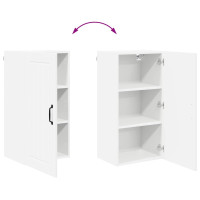 Produktbild för Väggskåp LUCCA Vit 40 x 31 x 80 cm Konstruerat trä