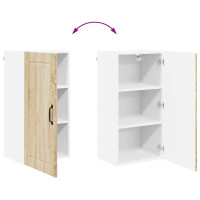 Produktbild för Väggskåp LUCCA Sonoma-ek 40 x 31 x 80 cm Konstruerat trä