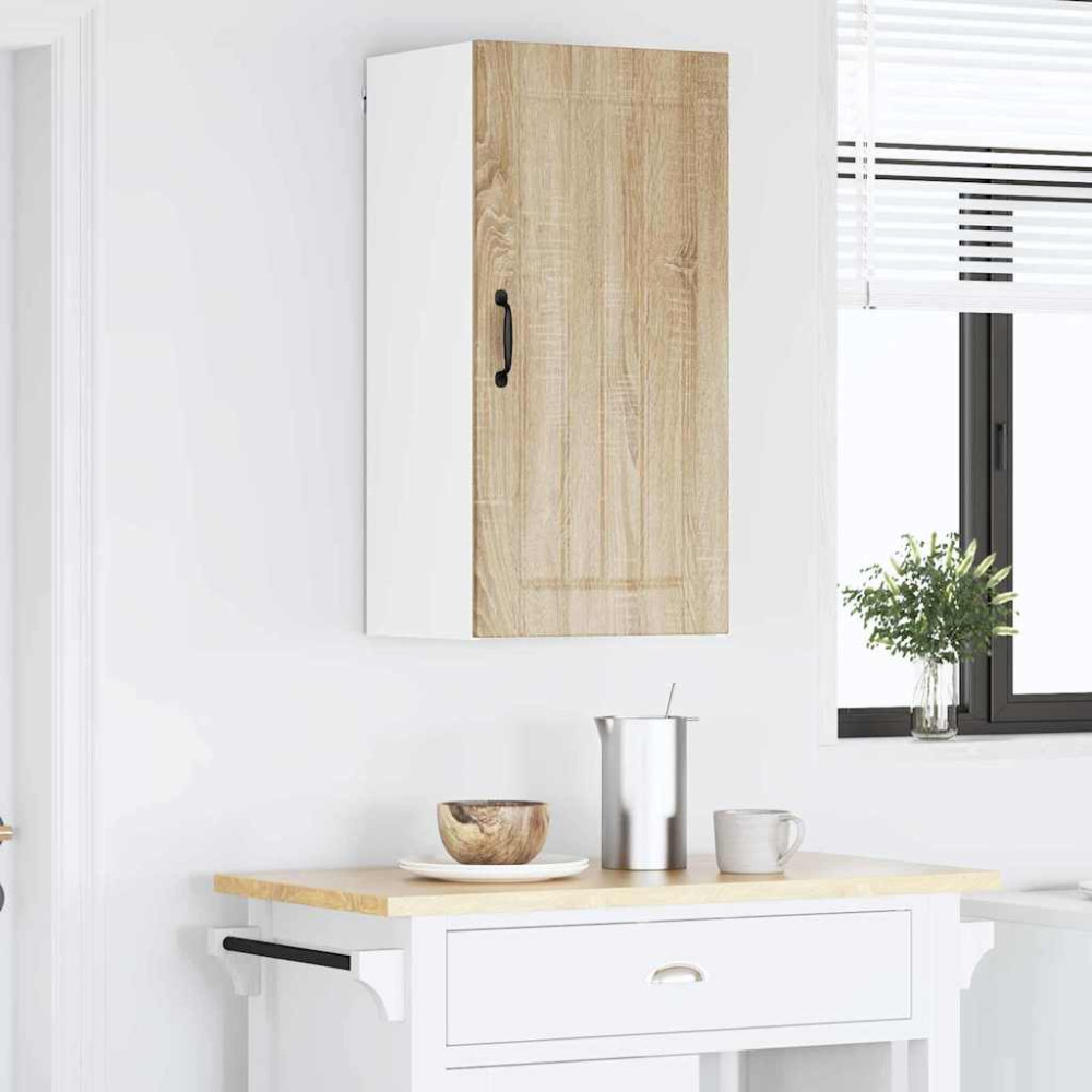 Produktbild för Väggskåp LUCCA Sonoma-ek 40 x 31 x 80 cm Konstruerat trä