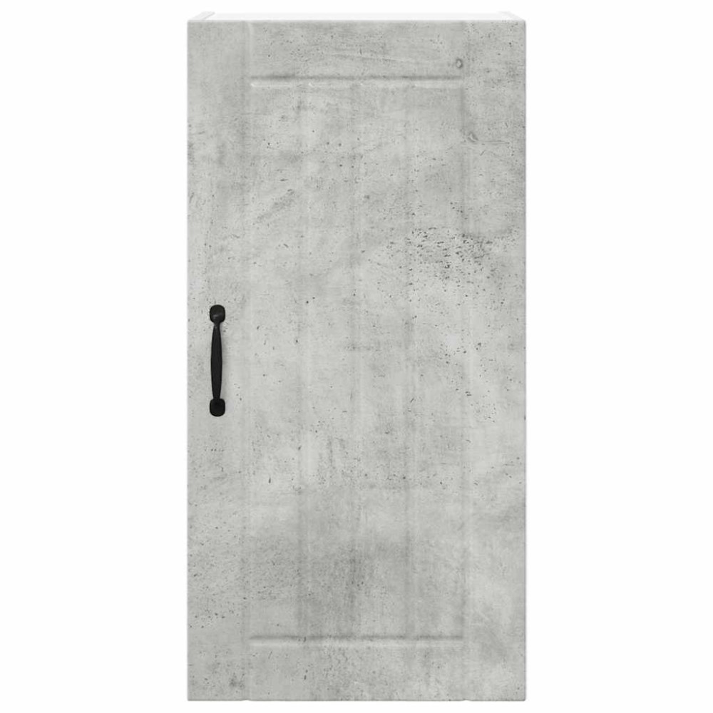 Produktbild för Väggskåp LUCCA Betonggrå 40 x 31 x 80 cm Konstruerat trä