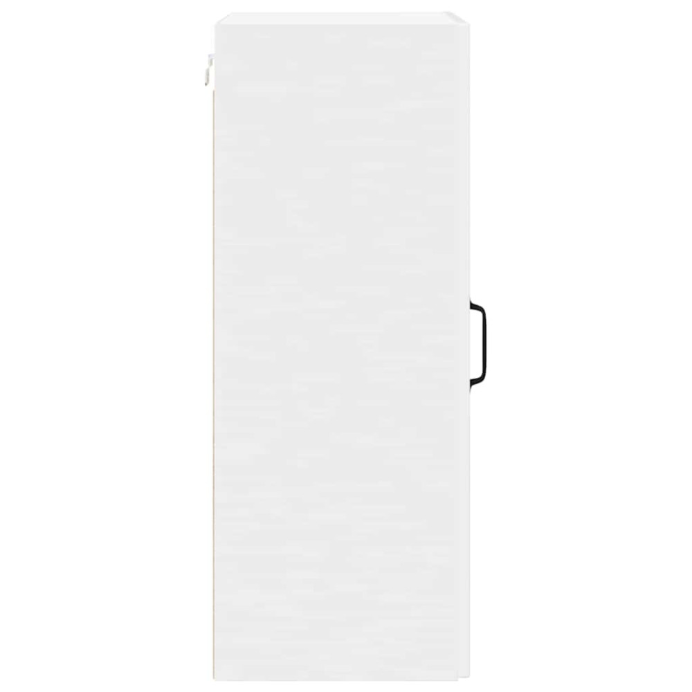 Produktbild för Väggskåp LUCCA Vit högglans 40 x 31 x 80 cm Konstruerat trä