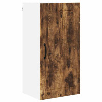 Produktbild för Väggskåp LUCCA Rökt ek 40 x 31 x 80 cm Konstruerat trä