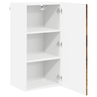 Produktbild för Väggskåp LUCCA Rökt ek 40 x 31 x 80 cm Konstruerat trä